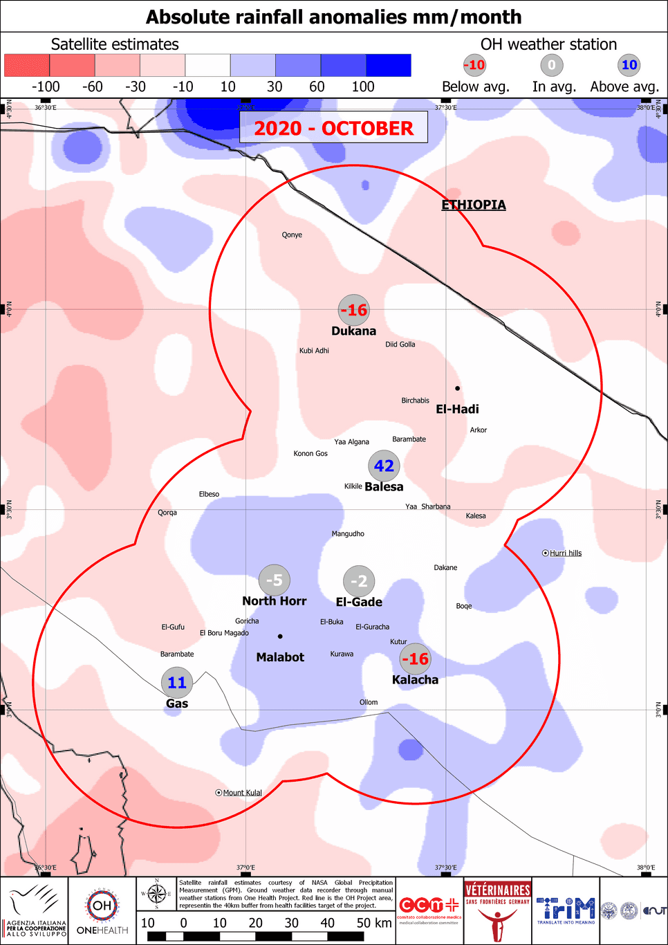 Rainfall Anomaly October 2020