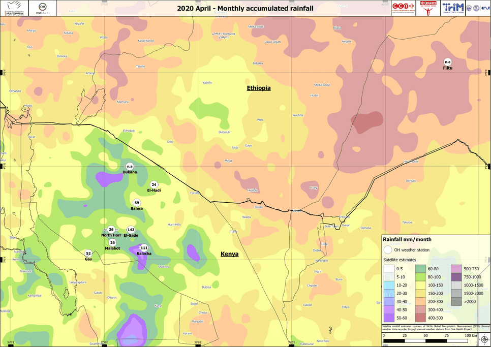 GPM monthly precipitation