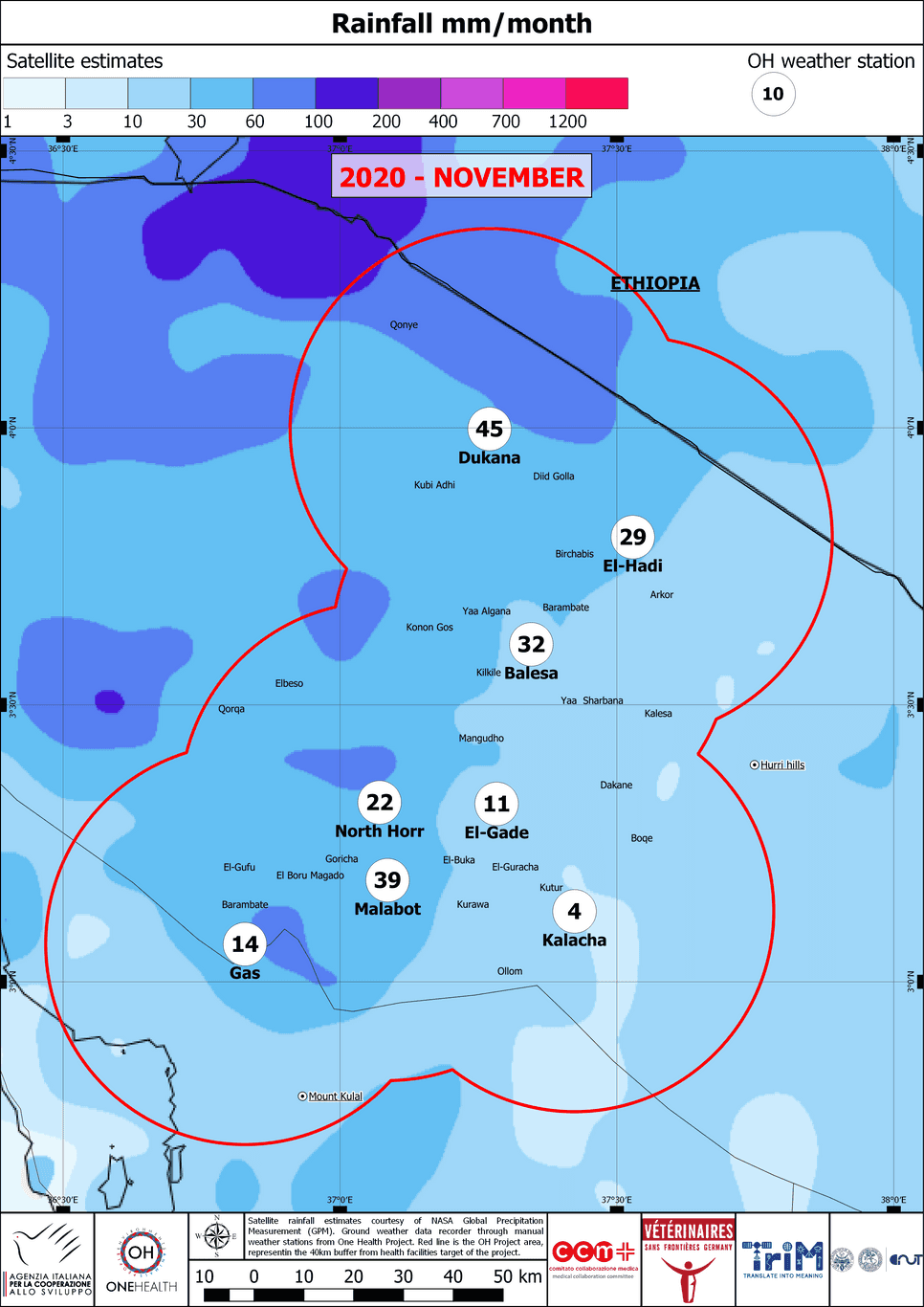 Accumulated Rainfall November 2020