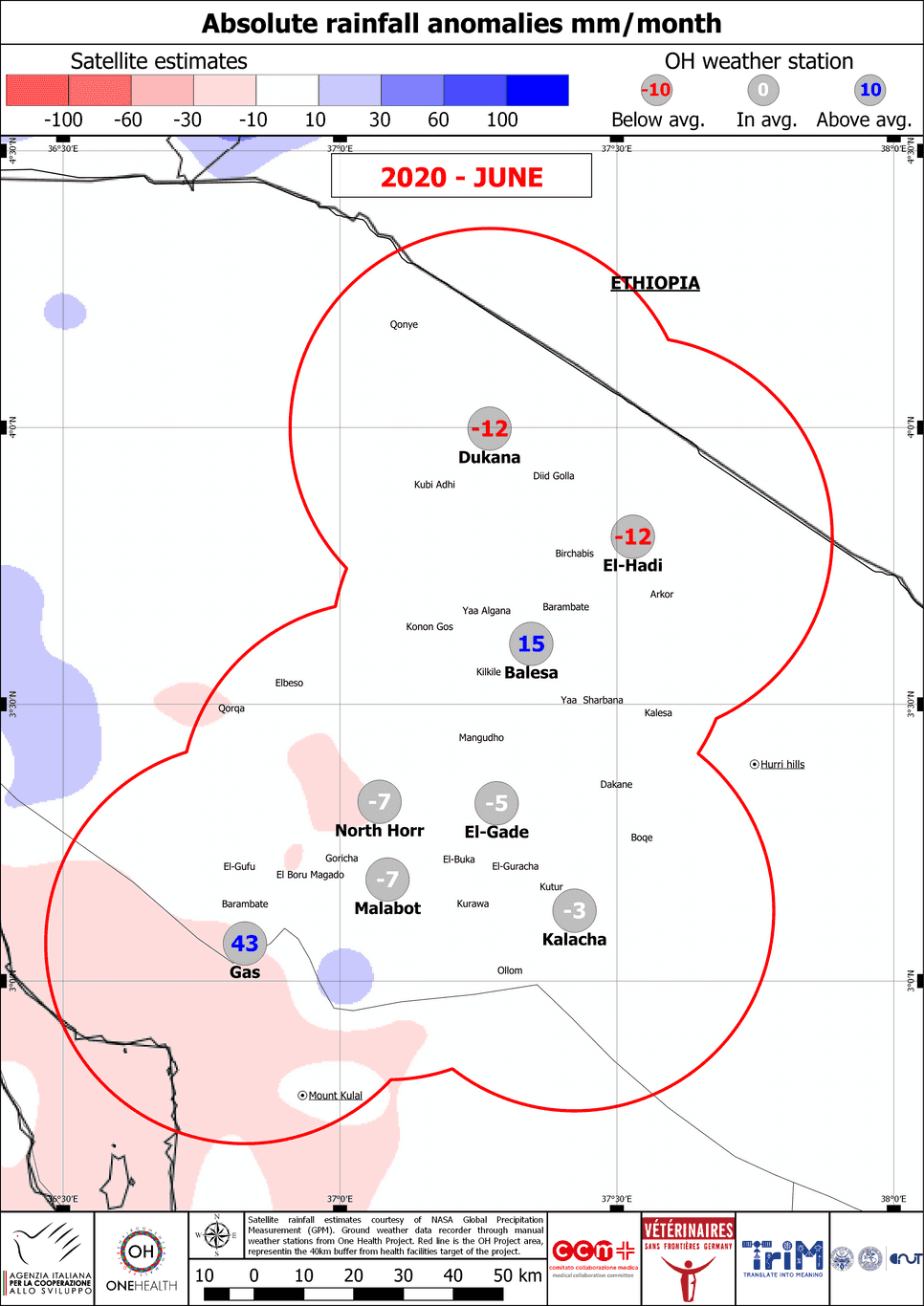 Rainfall Anomaly June 2020