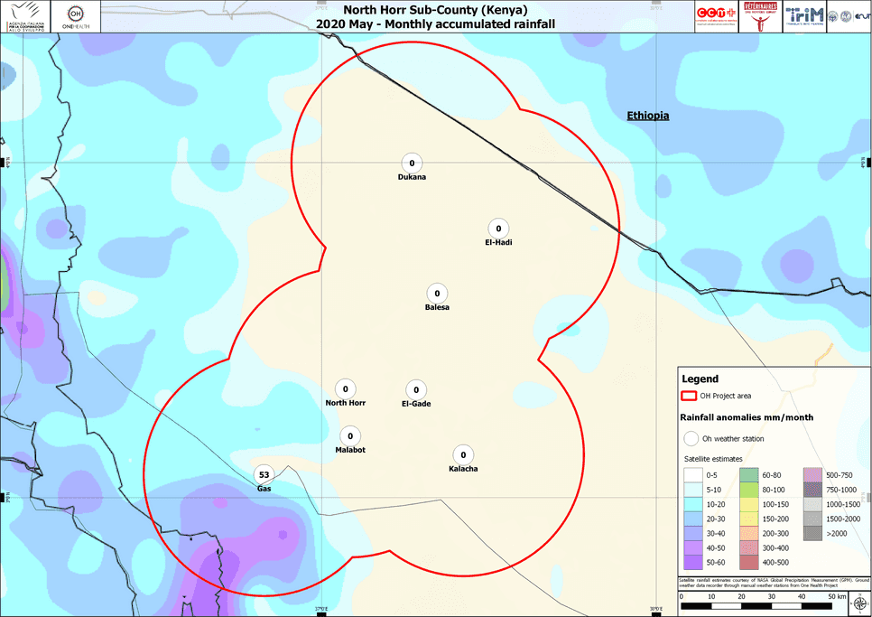 Accumulated Rainfall May 2020